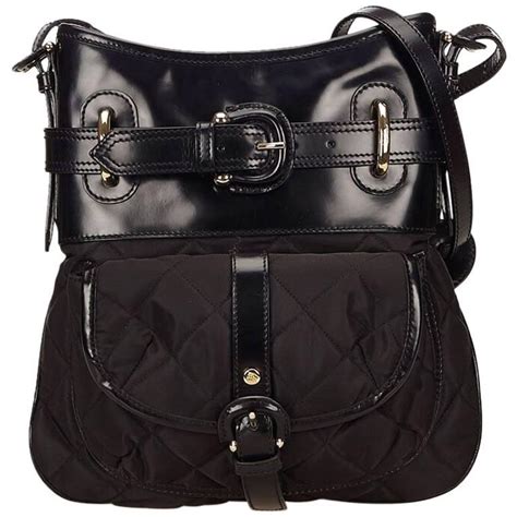 burberry black tote nylon|Burberry nylon crossbody bag.